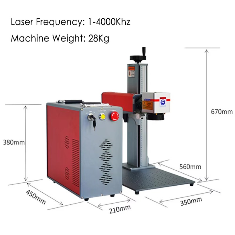 Mesin Penanda Laser Serat Port - Industrial Laser Engraver ulasan dan harga